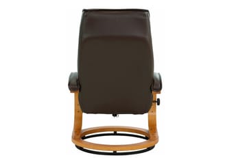 Pasha Reclinerfåtölj Läder - Grå - Möbler - Stolar & fåtöljer - Fåtölj - Biofåtölj & reclinerfåtölj