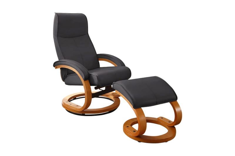 Pasha Reclinerfåtölj Läder - Svart - Möbler - Stolar & fåtöljer - Fåtölj - Biofåtölj & reclinerfåtölj