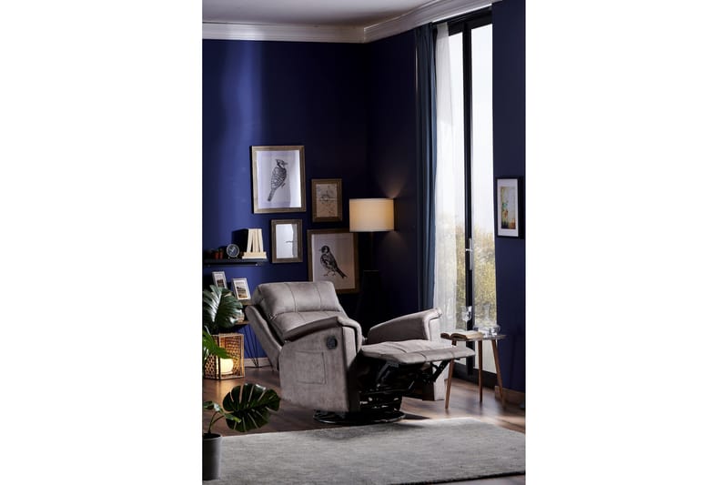 Reclinerfåtölj - Brun - Möbler - Stolar & fåtöljer - Fåtölj - Biofåtölj & reclinerfåtölj