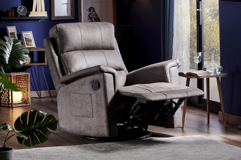 Reclinerfåtölj - Brun - Möbler - Stolar & fåtöljer - Fåtölj - Biofåtölj & reclinerfåtölj