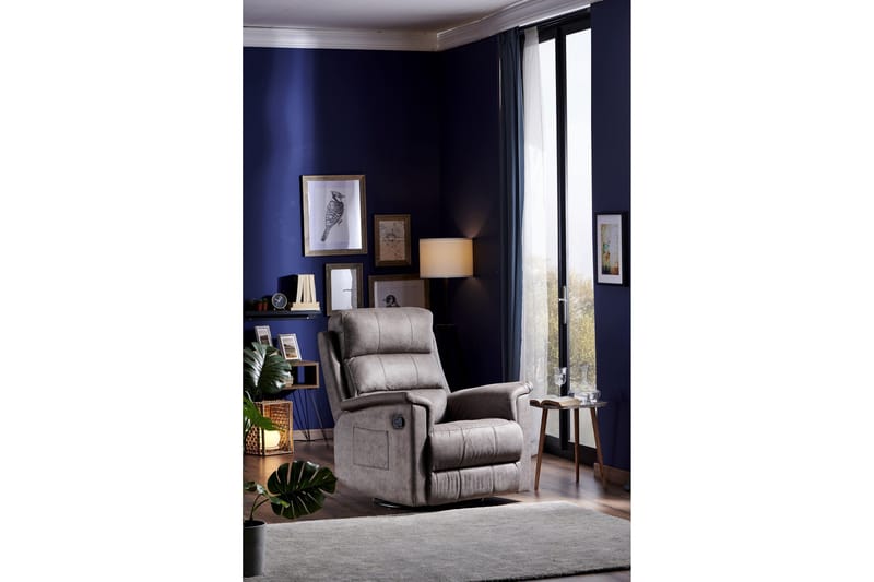 Reclinerfåtölj - Brun - Möbler - Stolar & fåtöljer - Fåtölj - Biofåtölj & reclinerfåtölj