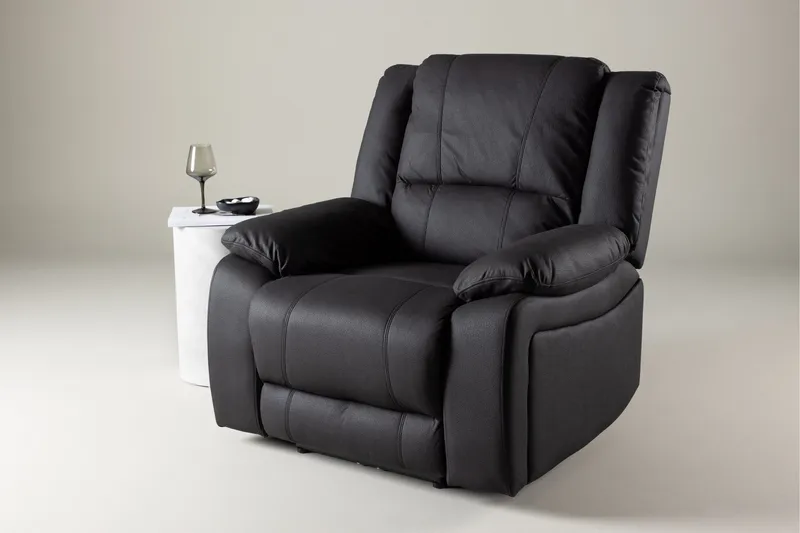 Reclinerfåtölj Comfort Living Singapore Reclinerfåtölj Svart Black - Möbler - Stolar & fåtöljer - Fåtölj - Biofåtölj & reclinerfåtölj