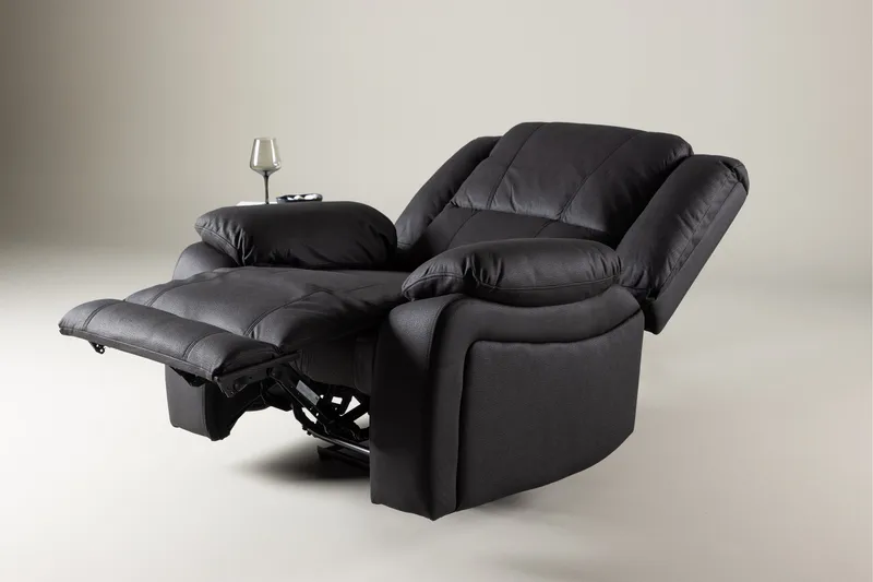 Reclinerfåtölj Comfort Living Singapore Reclinerfåtölj Svart Black - Möbler - Stolar & fåtöljer - Fåtölj - Biofåtölj & reclinerfåtölj