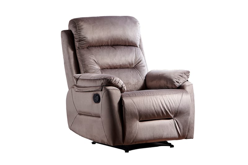 Reclinerfåtölj - Ljusbrun - Möbler - Stolar & fåtöljer - Fåtölj - Biofåtölj & reclinerfåtölj