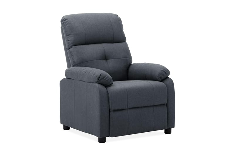 Reclinerfåtölj ljusgrå tyg - Grå - Möbler - Stolar & fåtöljer - Fåtölj - Biofåtölj & reclinerfåtölj