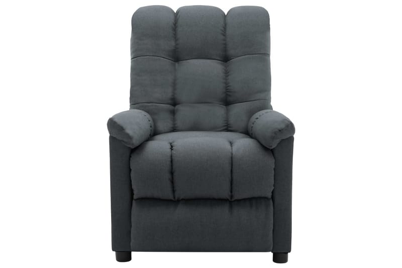 Reclinerfåtölj ljusgrå tyg - Grå - Möbler - Stolar & fåtöljer - Fåtölj - Biofåtölj & reclinerfåtölj
