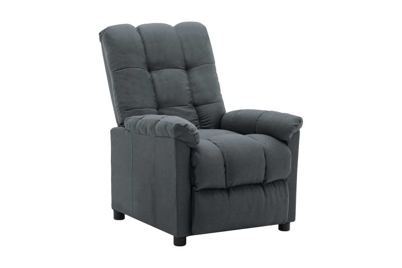 Reclinerfåtölj ljusgrå tyg - Grå - Möbler - Stolar & fåtöljer - Fåtölj - Biofåtölj & reclinerfåtölj