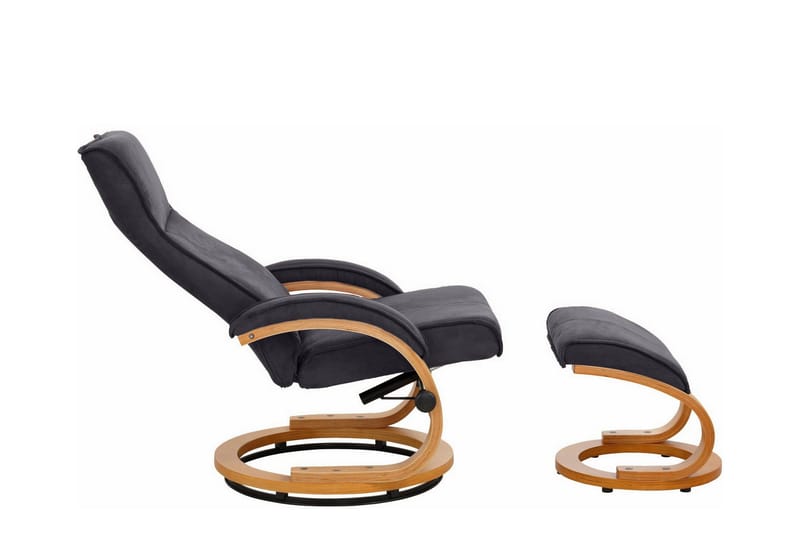 Reclinerfåtölj Loft24 Pasha Reclinerfåtölj Microfiber Grå - Möbler - Stolar & fåtöljer - Fåtölj - Biofåtölj & reclinerfåtölj