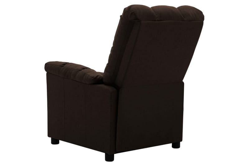 Reclinerfåtölj mörkbrun tyg - Brun - Möbler - Stolar & fåtöljer - Fåtölj - Biofåtölj & reclinerfåtölj