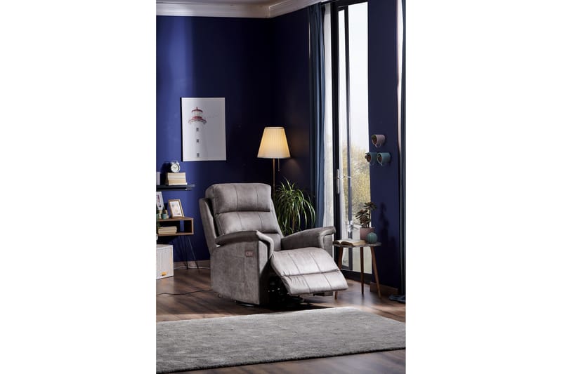 Reclinerfåtölj - Mörkbrun - Möbler - Stolar & fåtöljer - Fåtölj - Biofåtölj & reclinerfåtölj