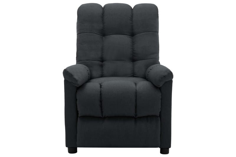 Reclinerfåtölj mörkgrå tyg - Grå - Möbler - Stolar & fåtöljer - Fåtölj - Biofåtölj & reclinerfåtölj