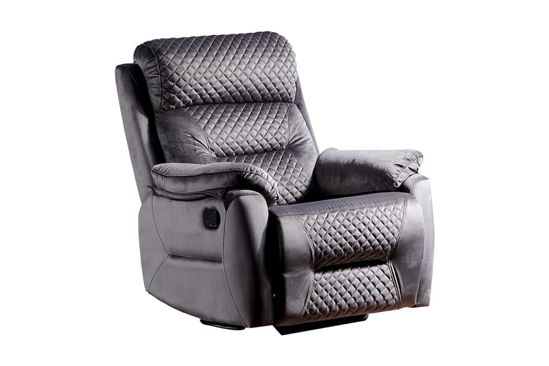 Reclinerfåtölj - Mörkgrå - Möbler - Stolar & fåtöljer - Fåtölj - Biofåtölj & reclinerfåtölj