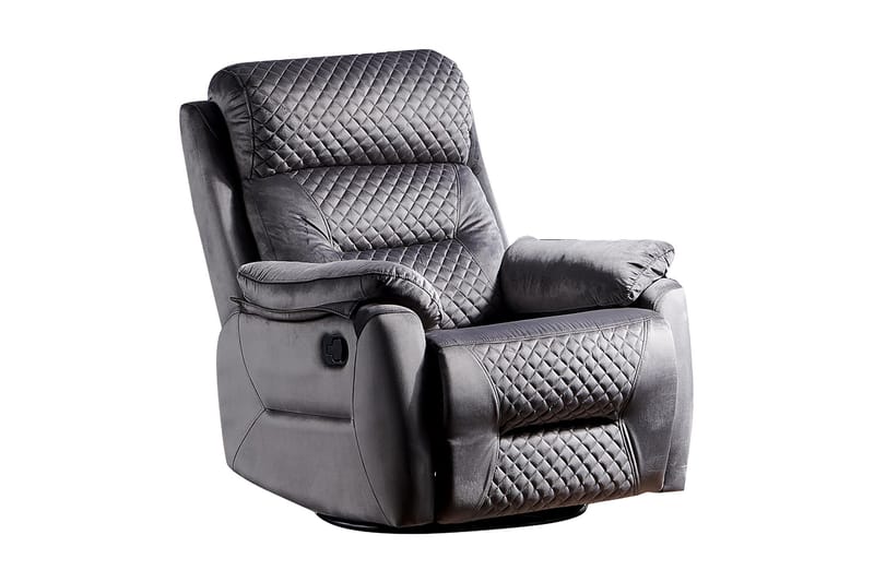Reclinerfåtölj - Mörkgrå - Möbler - Stolar & fåtöljer - Fåtölj - Biofåtölj & reclinerfåtölj