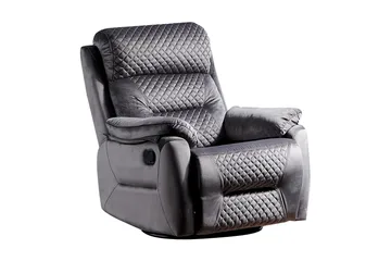 Reclinerfåtölj - Mörkgrå - Möbler - Stolar & fåtöljer - Fåtölj - Biofåtölj & reclinerfåtölj