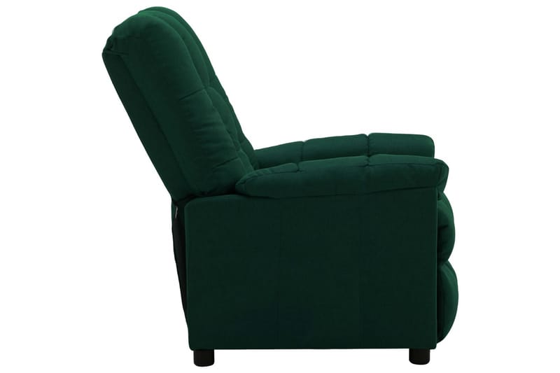 Reclinerfåtölj mörkgrön tyg - Grön - Möbler - Stolar & fåtöljer - Fåtölj - Biofåtölj & reclinerfåtölj