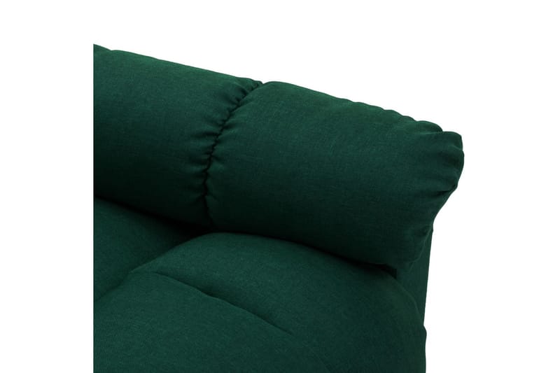 Reclinerfåtölj mörkgrön tyg - Grön - Möbler - Stolar & fåtöljer - Fåtölj - Biofåtölj & reclinerfåtölj