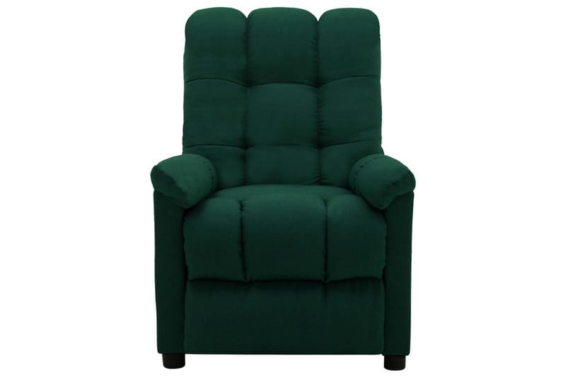 Reclinerfåtölj mörkgrön tyg - Grön - Möbler - Stolar & fåtöljer - Fåtölj - Biofåtölj & reclinerfåtölj