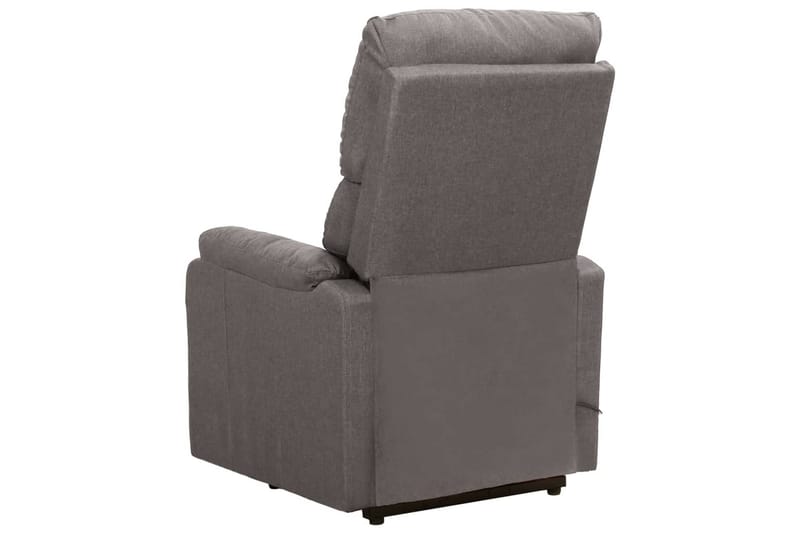Reclinerfåtölj med uppresningshjälp ljusgrå tyg - Grå - Möbler - Stolar & fåtöljer - Fåtölj - Biofåtölj & reclinerfåtölj