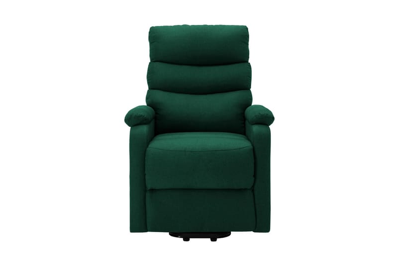 Reclinerfåtölj med uppresningshjälp mörkgrön tyg - Grön - Möbler - Stolar & fåtöljer - Fåtölj - Biofåtölj & reclinerfåtölj
