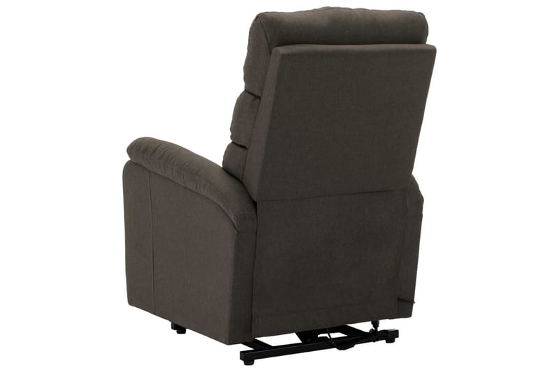 Reclinerfåtölj med uppresningshjälp taupe tyg - Brun - Möbler - Stolar & fåtöljer - Fåtölj - Biofåtölj & reclinerfåtölj