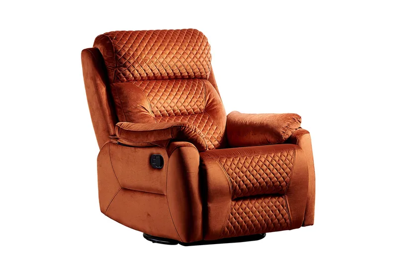 Reclinerfåtölj - Orange - Möbler - Stolar & fåtöljer - Fåtölj - Biofåtölj & reclinerfåtölj