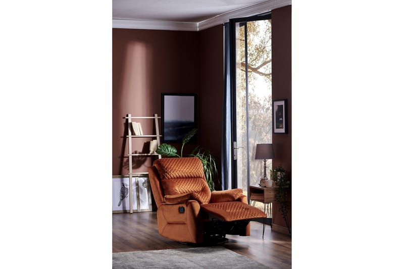 Reclinerfåtölj - Orange - Möbler - Stolar & fåtöljer - Fåtölj - Biofåtölj & reclinerfåtölj