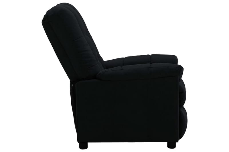 Reclinerfåtölj svart tyg - Svart - Möbler - Stolar & fåtöljer - Fåtölj - Biofåtölj & reclinerfåtölj