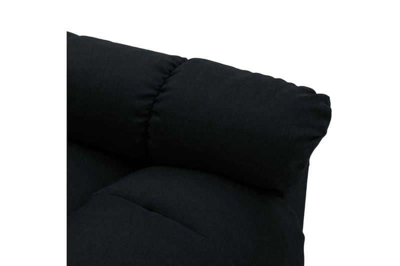 Reclinerfåtölj svart tyg - Svart - Möbler - Stolar & fåtöljer - Fåtölj - Biofåtölj & reclinerfåtölj