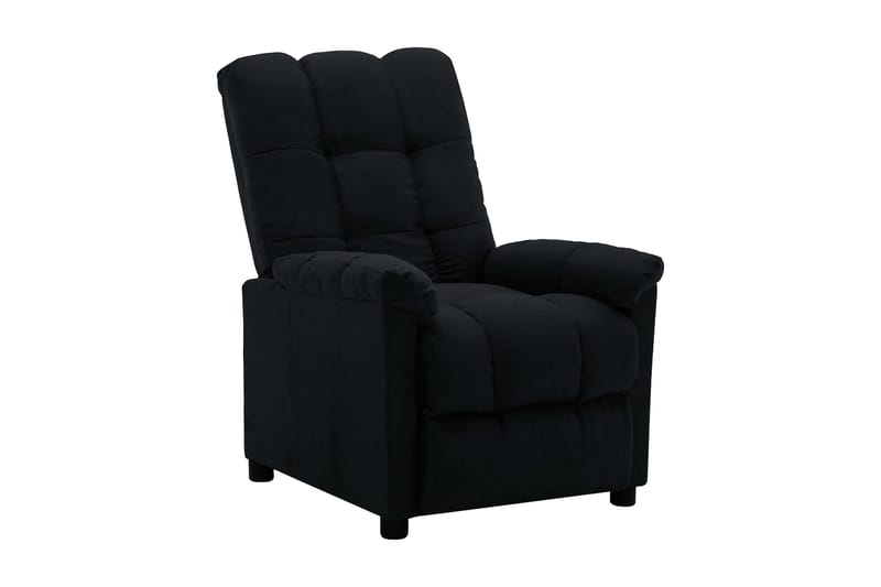 Reclinerfåtölj svart tyg - Svart - Möbler - Stolar & fåtöljer - Fåtölj - Biofåtölj & reclinerfåtölj