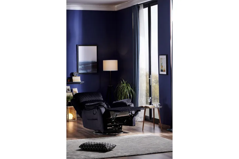 Reclinerfåtölj - Svart - Möbler - Stolar & fåtöljer - Fåtölj - Biofåtölj & reclinerfåtölj