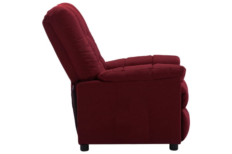 Reclinerfåtölj vinröd tyg - Röd - Möbler - Stolar & fåtöljer - Fåtölj - Biofåtölj & reclinerfåtölj