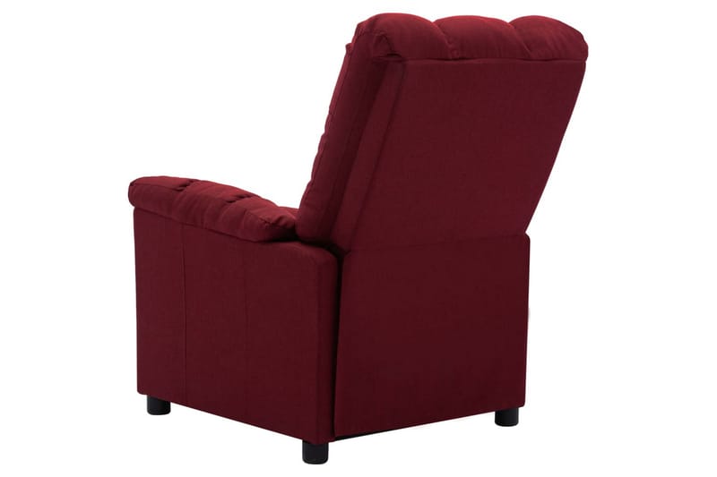 Reclinerfåtölj vinröd tyg - Röd - Möbler - Stolar & fåtöljer - Fåtölj - Biofåtölj & reclinerfåtölj