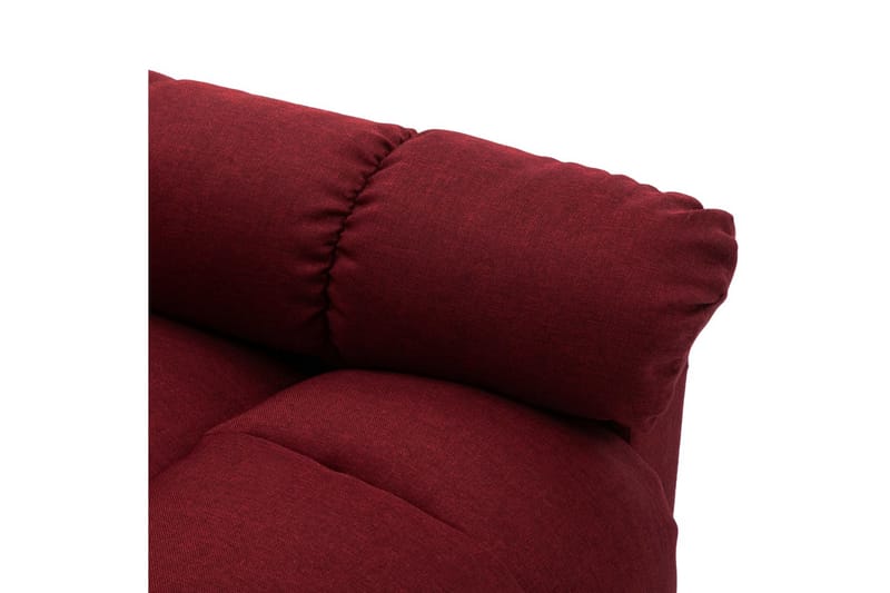 Reclinerfåtölj vinröd tyg - Röd - Möbler - Stolar & fåtöljer - Fåtölj - Biofåtölj & reclinerfåtölj