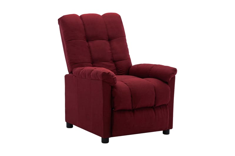 Reclinerfåtölj vinröd tyg - Röd - Möbler - Stolar & fåtöljer - Fåtölj - Biofåtölj & reclinerfåtölj