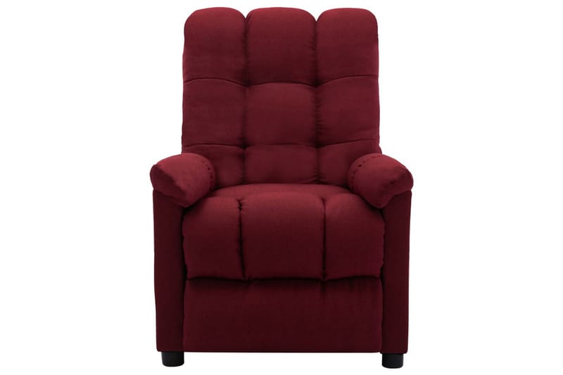 Reclinerfåtölj vinröd tyg - Röd - Möbler - Stolar & fåtöljer - Fåtölj - Biofåtölj & reclinerfåtölj