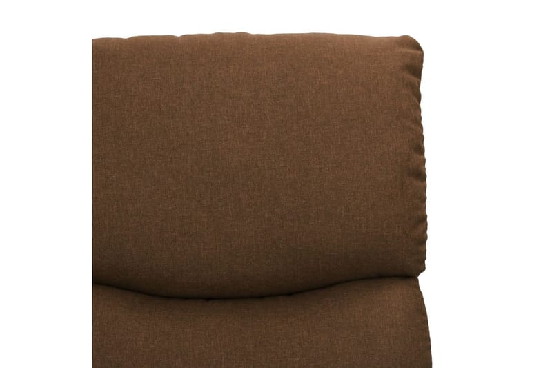 Reclinerfåtöljer med uppresningshjälp brun tyg - Brun - Möbler - Stolar & fåtöljer - Fåtölj - Biofåtölj & reclinerfåtölj