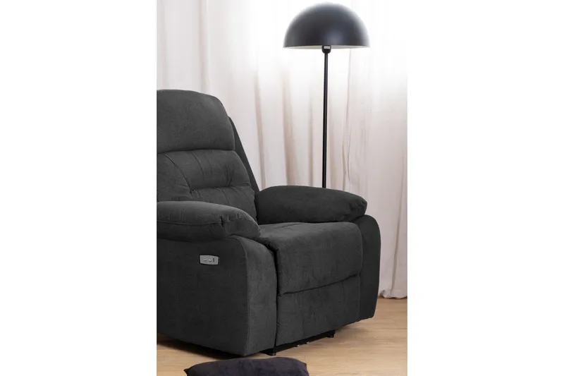 Riku Reclinerfåtölj - Grå - Möbler - Stolar & fåtöljer - Fåtölj - Biofåtölj & reclinerfåtölj