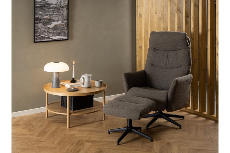 Sakiran Reclinerfåtölj - Grå - Möbler - Stolar & fåtöljer - Fåtölj - Biofåtölj & reclinerfåtölj