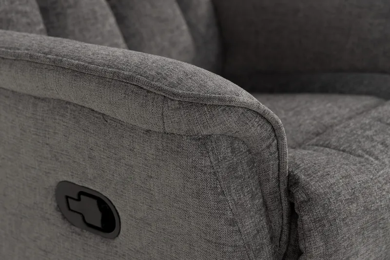 Umeå Fåtölj Snurr & Gung - Tyg Grå - Möbler - Stolar & fåtöljer - Fåtölj - Biofåtölj & reclinerfåtölj