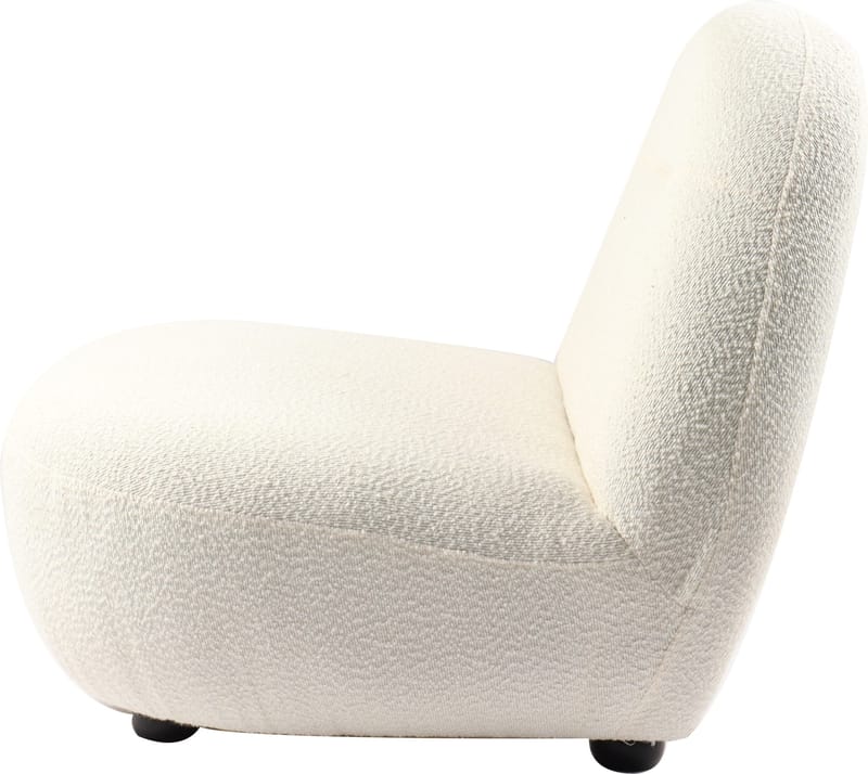 Boogi fåtölj i offwhite Boucle / Teddy - Möbler - Stolar & fåtöljer - Fåtölj - Fåtölj utan armstöd