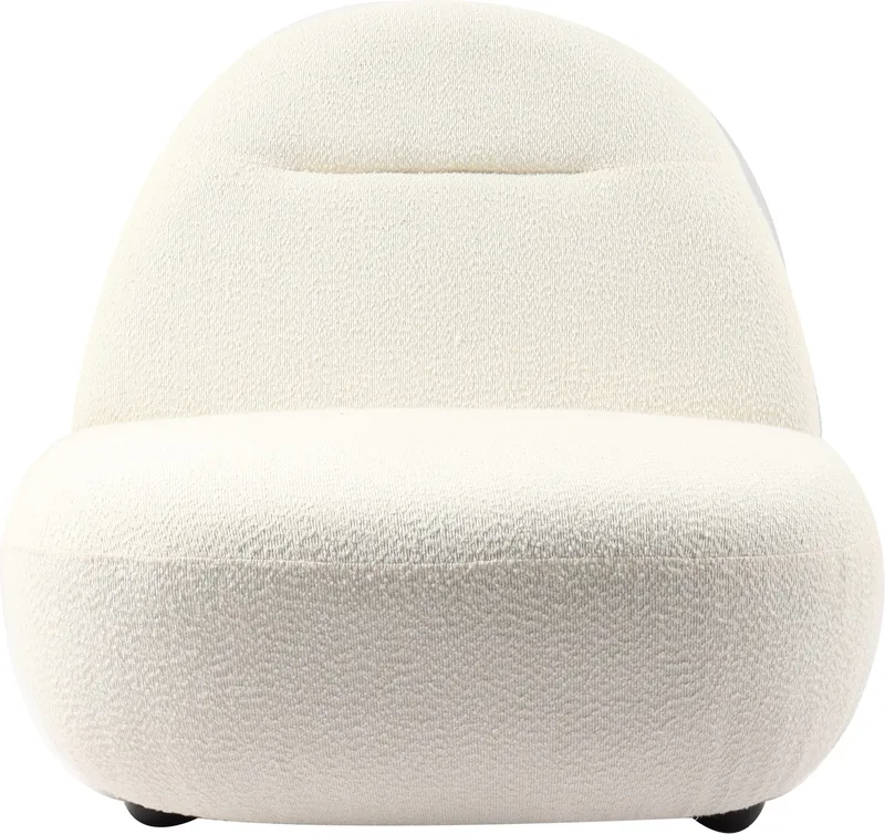 Boogi fåtölj i offwhite Boucle / Teddy, undefined