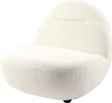 Boogi fåtölj i offwhite Boucle / Teddy - Möbler - Stolar & fåtöljer - Fåtölj - Fåtölj utan armstöd