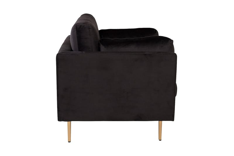 Boom Fåtölj i Sammet - Svart - Möbler - Stolar & fåtöljer - Fåtölj