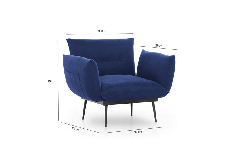 Bramelia Fåtölj - Blå - Möbler - Stolar & fåtöljer - Fåtölj