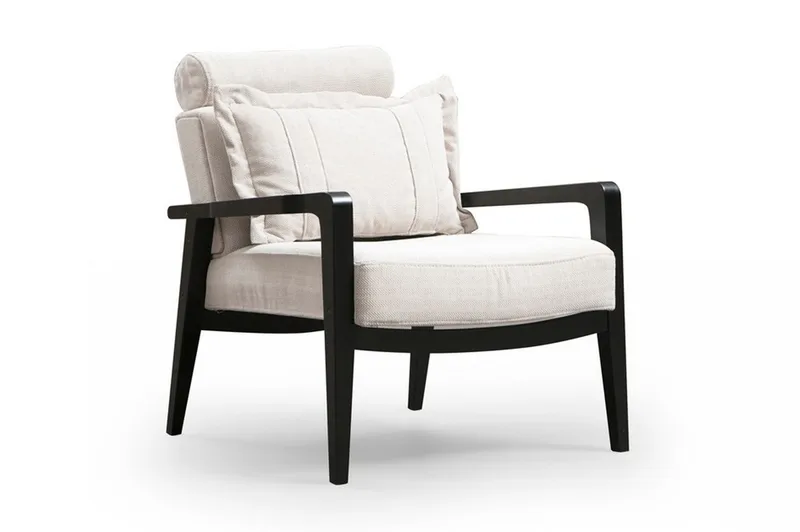 Bramelia Modern Fåtölj i Tyg, Beige