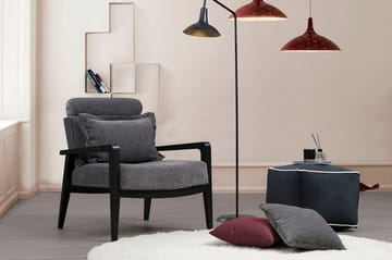 Bramelia Modern Fåtölj i Tyg - Grå - Möbler - Stolar & fåtöljer - Fåtölj
