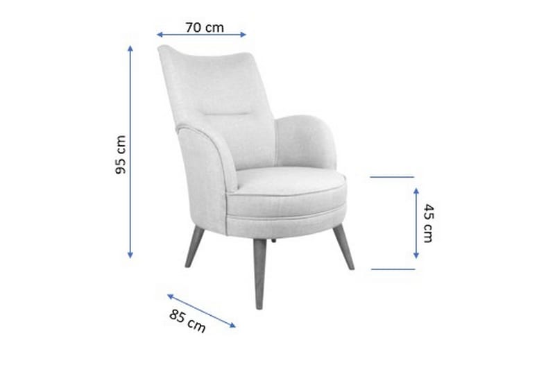 Brandn Fåtölj med Armstöd - Beige - Möbler - Stolar & fåtöljer - Fåtölj