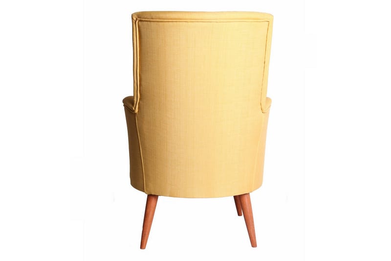 Brandn Fåtölj med Armstöd - Gul - Möbler - Stolar & fåtöljer - Fåtölj