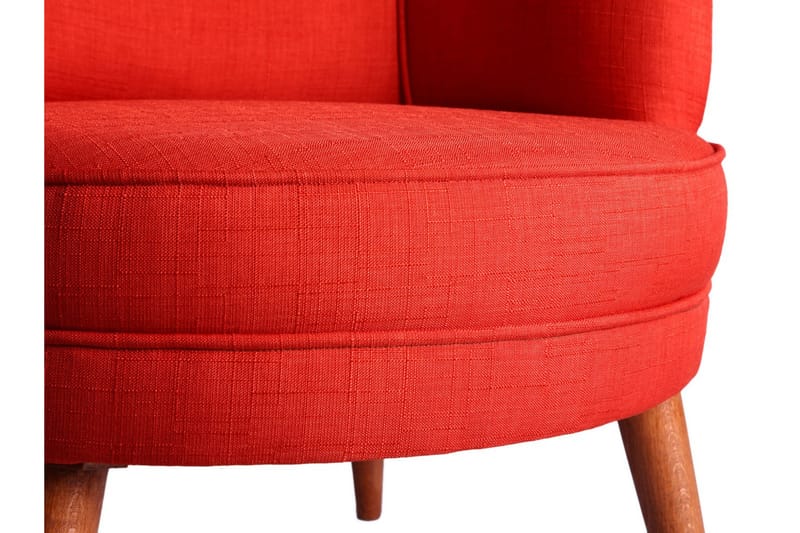Brandn Fåtölj med Armstöd - Röd - Möbler - Stolar & fåtöljer - Fåtölj