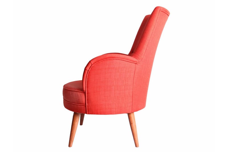 Brandn Fåtölj med Armstöd - Röd - Möbler - Stolar & fåtöljer - Fåtölj